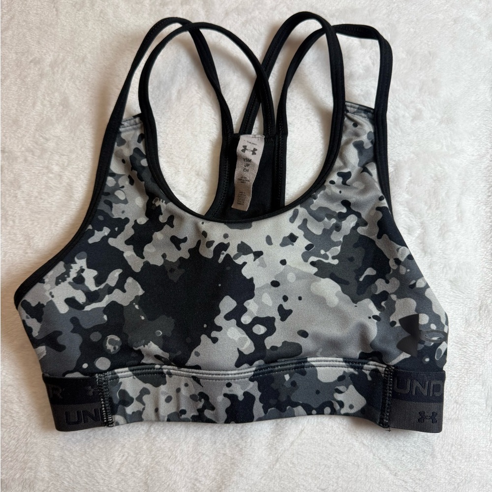 Under Armour Girls Camouflage Sports Bra